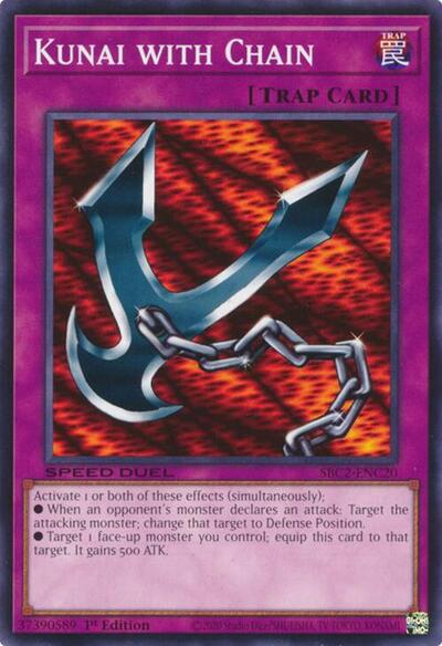 Kunai with Chain (SBC2-ENC20) [Speed Duel: Battle City Finals]