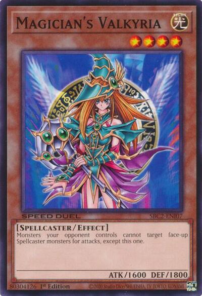 Magician's Valkyria (SBC2-ENI07) [Speed Duel: Battle City Finals]