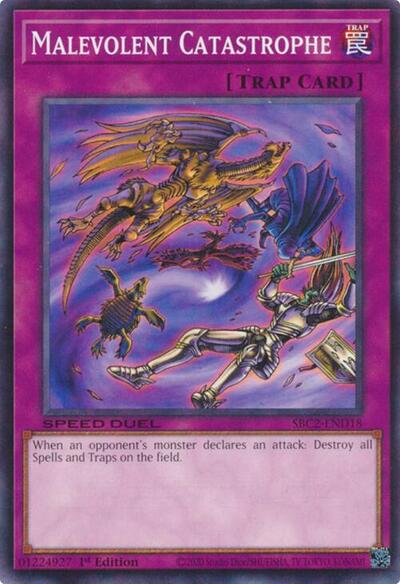 Malevolent Catastrophe (SBC2-END18) [Speed Duel: Battle City Finals]