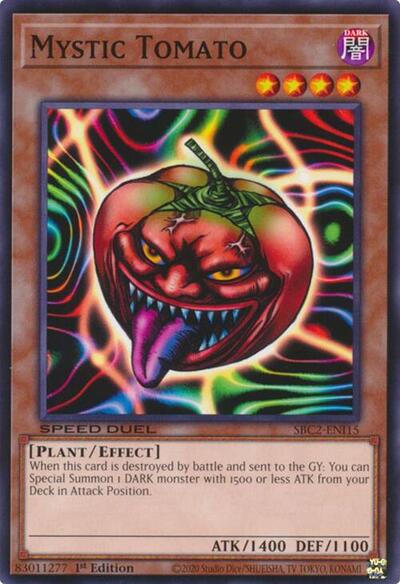 Mystic Tomato (SBC2-ENI15) [Speed Duel: Battle City Finals]