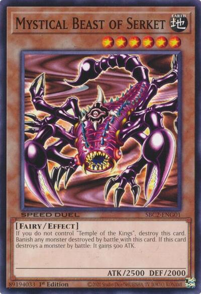 Mystical Beast of Serket (SBC2-ENG01) [Speed Duel: Battle City Finals]
