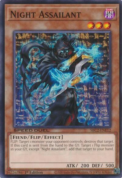 Night Assailant (SBC2-ENE12) [Speed Duel: Battle City Finals]