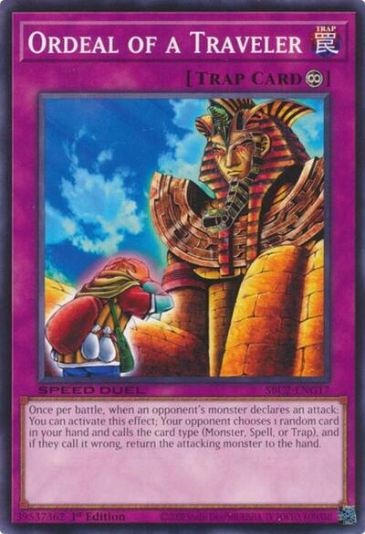 Ordeal of a Traveler (SBC2-ENG17) [Speed Duel: Battle City Finals]