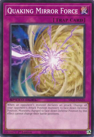 Quaking Mirror Force (SBC2-ENA20) [Speed Duel: Battle City Finals]