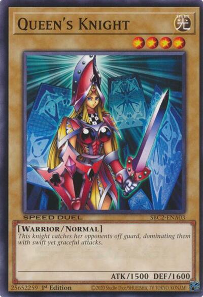Queen's Knight (SBC2-ENA03) [Speed Duel: Battle City Finals]