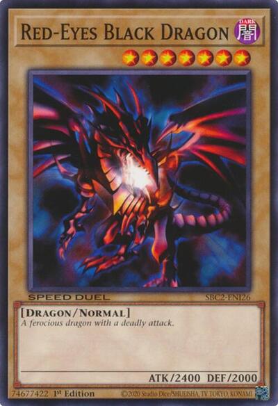 Red-Eyes Black Dragon (SBC2-ENI26) [Speed Duel: Battle City Finals]