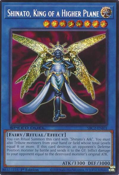Shinato, King of a Higher Plane (PSR) (SBC2-ENI01) [Speed Duel: Battle City Finals]