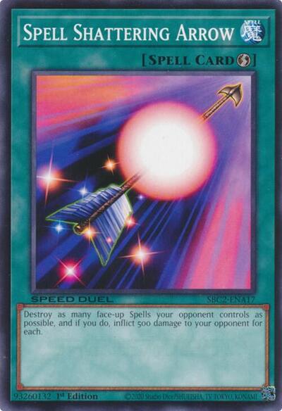 Spell Shattering Arrow (SBC2-ENA17) [Speed Duel: Battle City Finals]