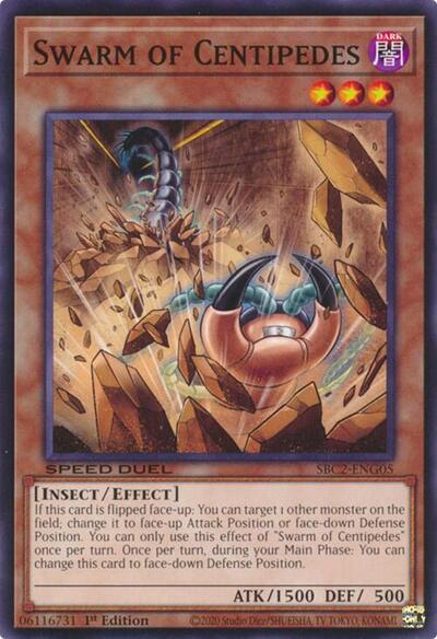 Swarm of Centipedes (SBC2-ENG05) [Speed Duel: Battle City Finals]