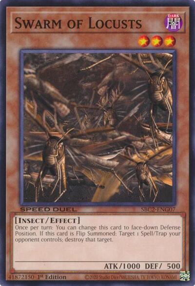 Swarm of Locusts (SBC2-ENG07) [Speed Duel: Battle City Finals]