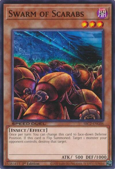 Swarm of Scarabs (SBC2-ENG06) [Speed Duel: Battle City Finals]