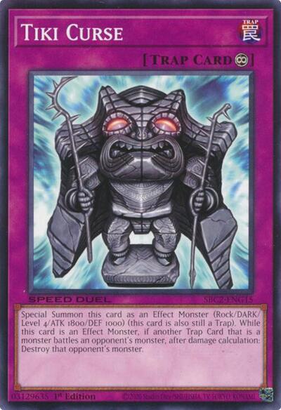 Tiki Curse (SBC2-ENG15) [Speed Duel: Battle City Finals]