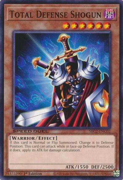 Total Defense Shogun (SBC2-ENC02) [Speed Duel: Battle City Finals]