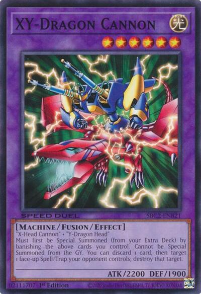 XY-Dragon Cannon (SBC2-ENB21) [Speed Duel: Battle City Finals]