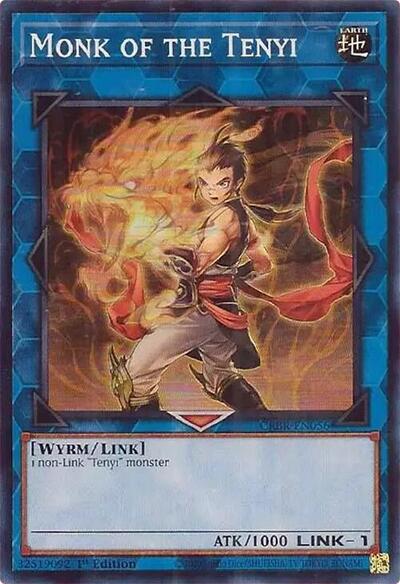 Monk of the Tenyi (SR) (CRBR-EN056) [Crossover Breakers]