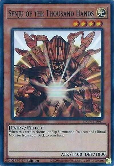 Senju of the Thousand Hands (SR) (CRBR-EN041) [Crossover Breakers]