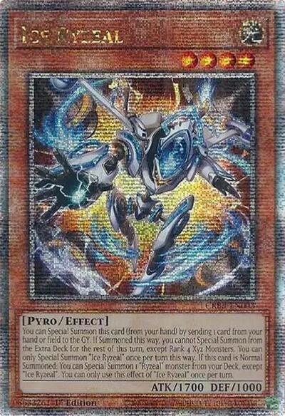 Ice Ryzeal (Quarter Century Secret Rare) (CRBR-EN003) [Crossover Breakers]