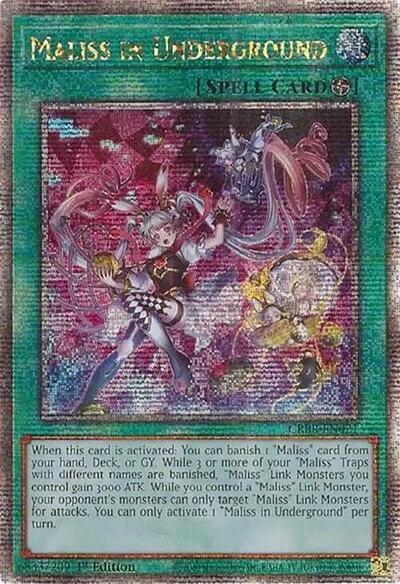 Maliss in Underground (Quarter Century Secret Rare) (CRBR-EN021) [Crossover Breakers]