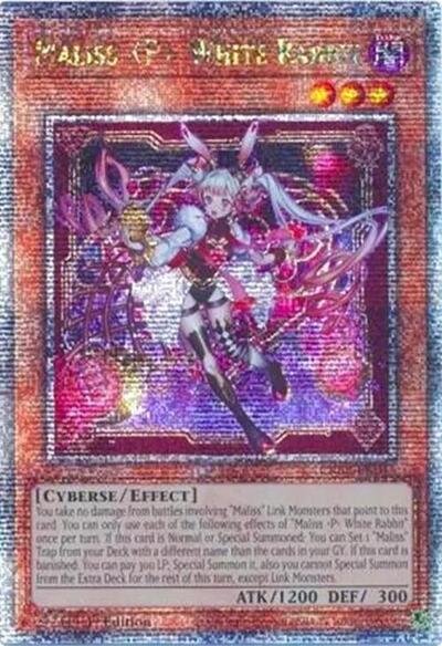 Maliss P White Rabbit (Quarter Century Secret Rare) (CRBR-EN015) [Crossover Breakers]