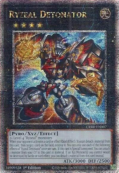 Ryzeal Detonator (Quarter Century Secret Rare) (CRBR-EN007) [Crossover Breakers]
