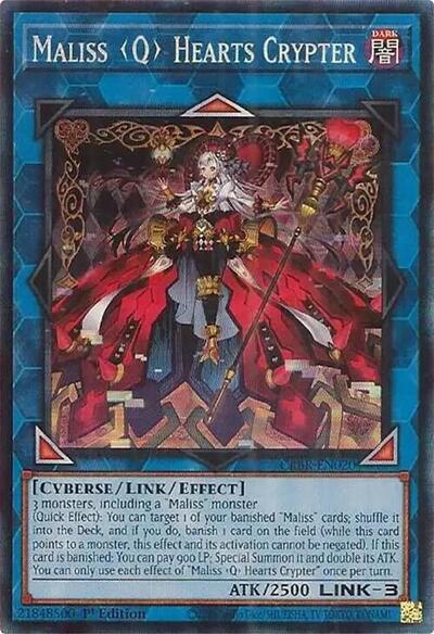 Maliss Q Hearts Crypter (CR) (CRBR-EN020) [Crossover Breakers]