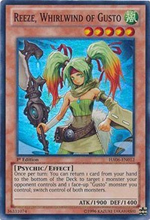 Reeze, Whirlwind of Gusto (HA06-EN012) - Hidden Arsenal 6: Omega Xyz Unlimited