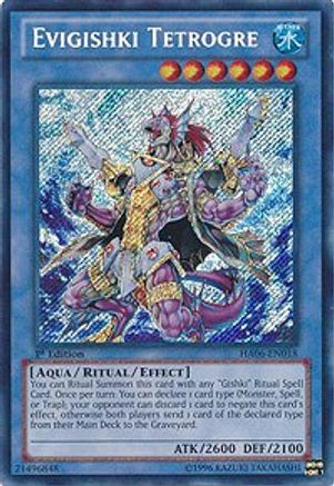 Evigishki Tetrogre (HA06-EN018) - Hidden Arsenal 6: Omega Xyz 1st Edition