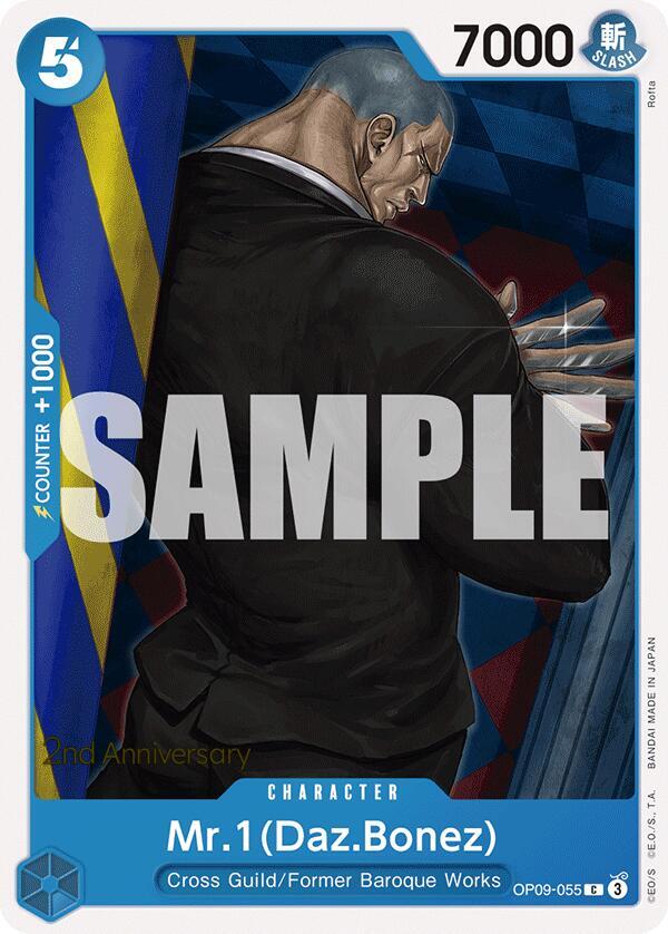 Mr.1(Daz.Bonez) (OP09-055) [Emperors in the New World: 2nd Anniversary Tournament Cards]