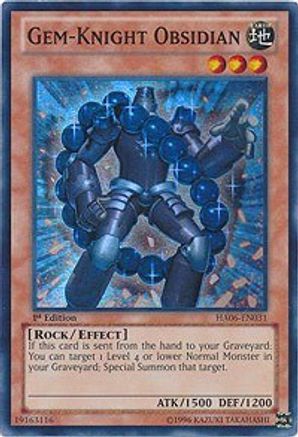 Gem-Knight Obsidian (HA06-EN031) - Hidden Arsenal 6: Omega Xyz Unlimited