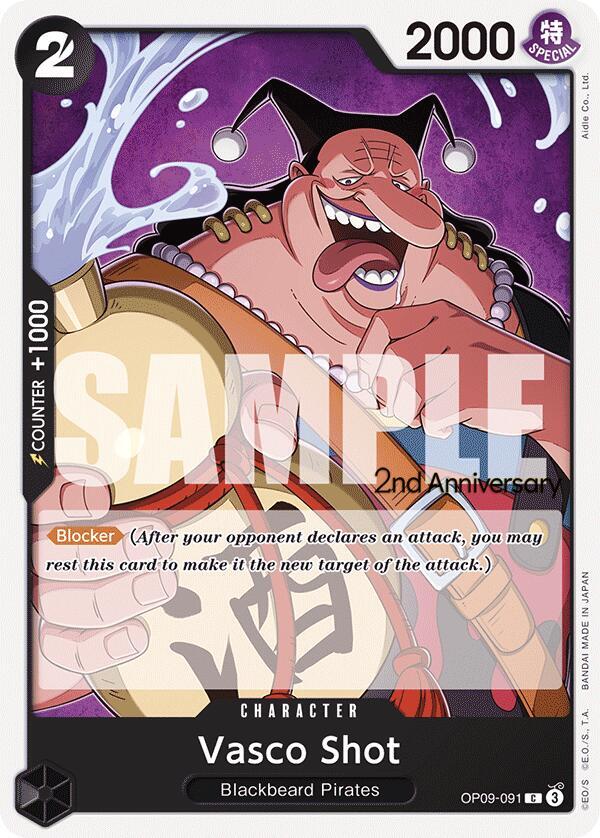 Vasco Shot (OP09-091) [Emperors in the New World: 2nd Anniversary Tournament Cards]