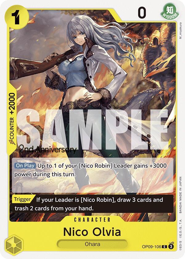 Nico Olvia (OP09-106) [Emperors in the New World: 2nd Anniversary Tournament Cards]