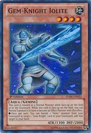 Gem-Knight Iolite (HA06-EN032) - Hidden Arsenal 6: Omega Xyz Unlimited