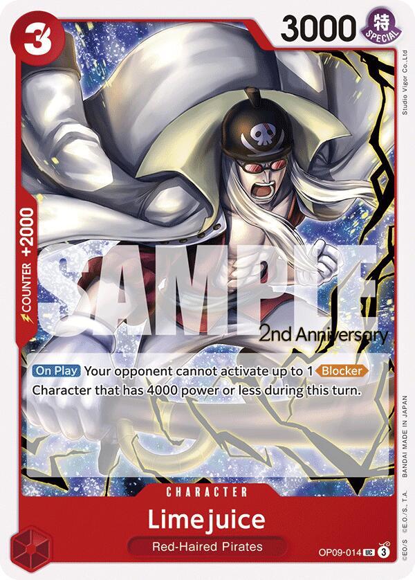 Limejuice (OP09-014) [Emperors in the New World: 2nd Anniversary Tournament Cards]