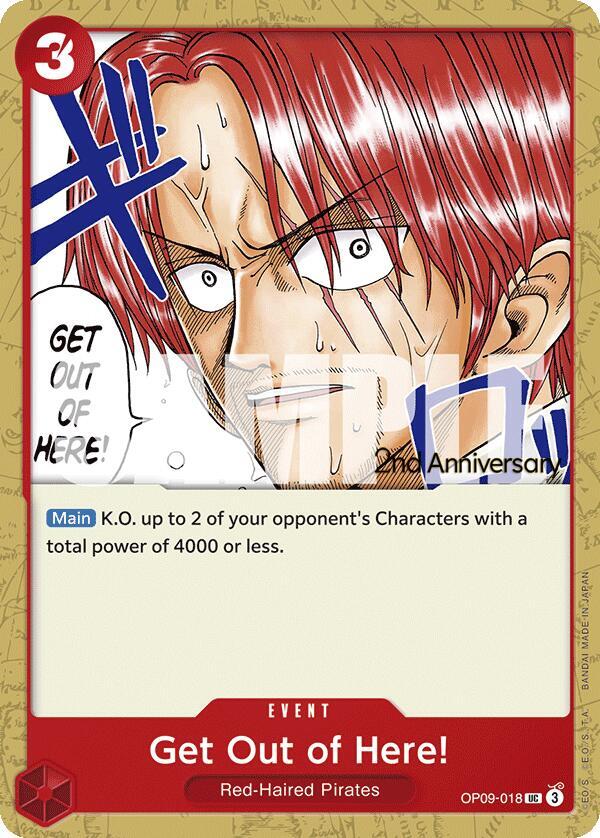 Get Out of Here! (OP09-018) [Emperors in the New World: 2nd Anniversary Tournament Cards]