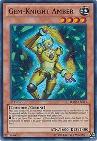Gem-Knight Amber (HA06-EN033) [Hidden Arsenal 6: Omega Xyz]