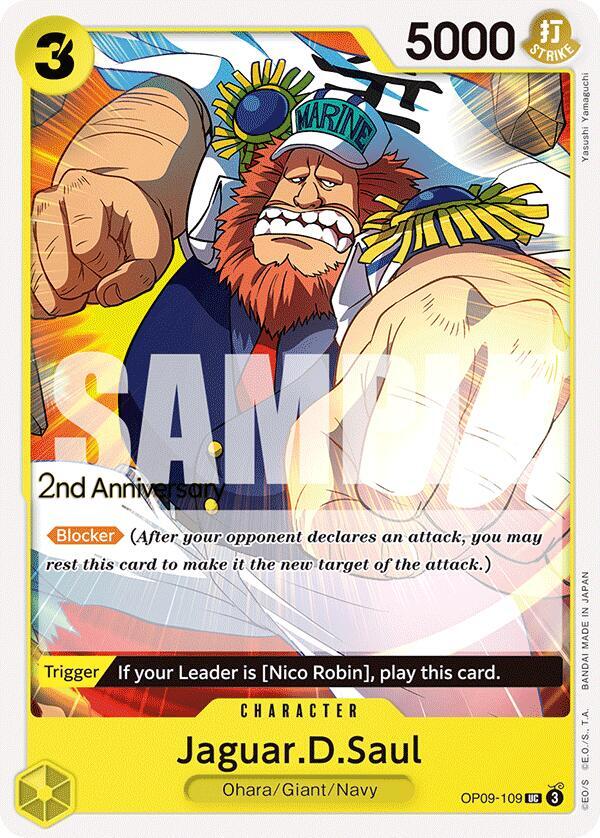 Jaguar.D.Saul (OP09-109) [Emperors in the New World: 2nd Anniversary Tournament Cards]