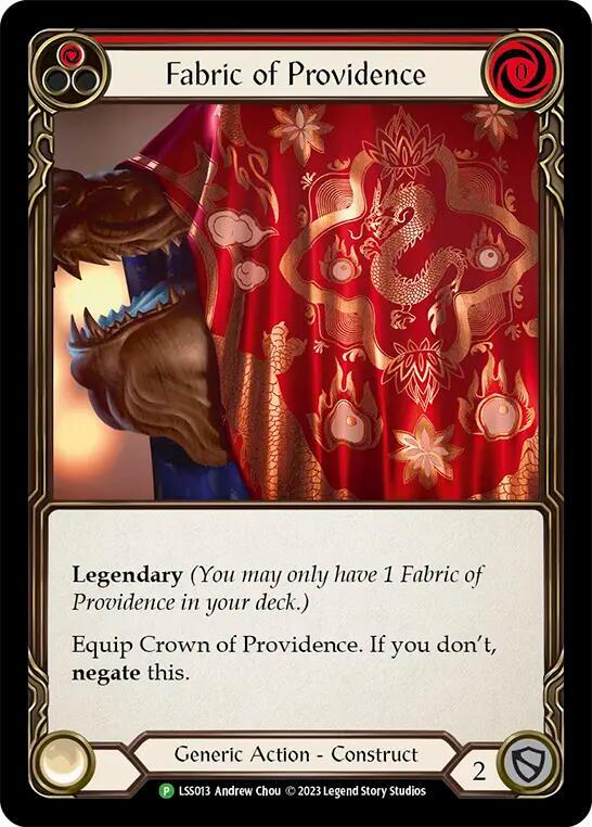 Fabric of Providence // Crown of Providence - LSS013 (LSS013) [Flesh and Blood: Promo Cards]