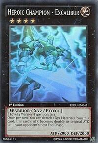 Heroic Champion - Excalibur (Ghost Rare) (REDU-EN041) [Return of the Duelist]