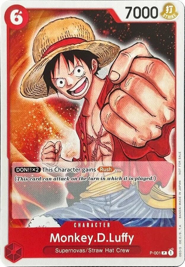 Monkey.D.Luffy (001) (P-001) [One Piece Demo Deck Cards]