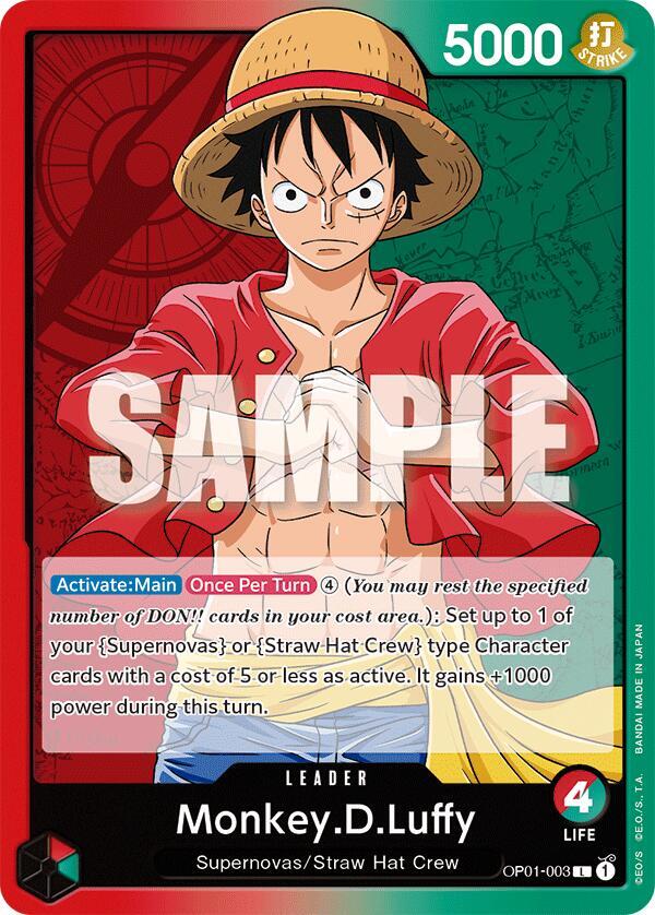 Monkey.D.Luffy (003) (OP01-003) [One Piece Demo Deck Cards]