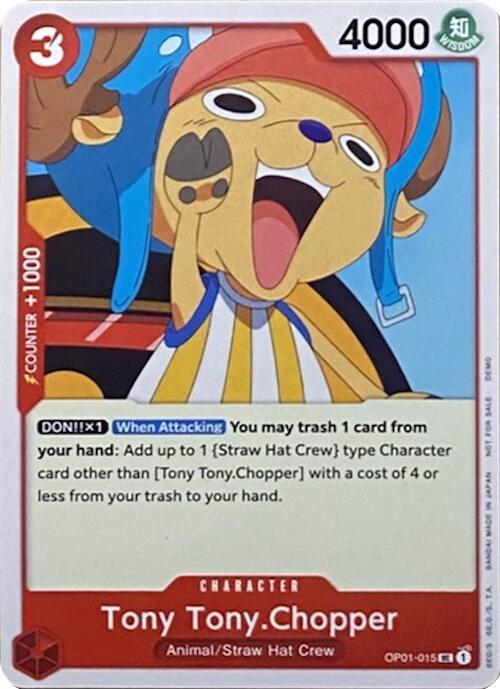 Tony Tony.Chopper (015) (OP01-015) [One Piece Demo Deck Cards]