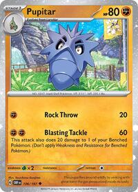 Pupitar - 106/197 (Cosmos Holo) (106/197) [Miscellaneous Cards & Products]