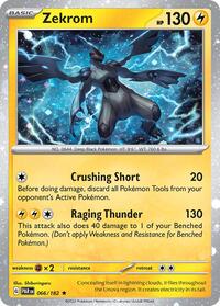 Zekrom - 066/182 (Cosmos Holo) (066/182) [Miscellaneous Cards & Products]