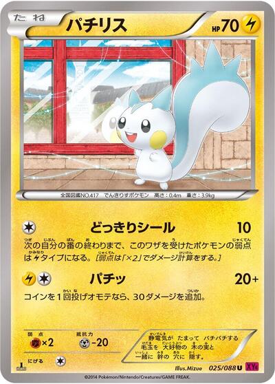 Pachirisu (025/088) [XY4: Phantom Gate]