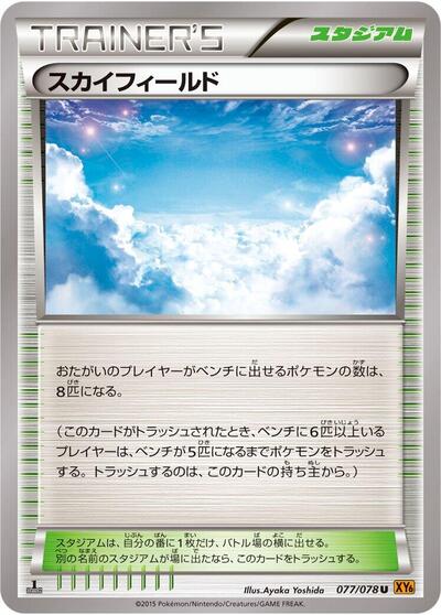 Sky Field (077/078) [XY6: Emerald Break]
