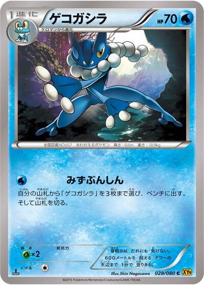 Frogadier (028/080) [XY9: Rage of the Broken Heavens]