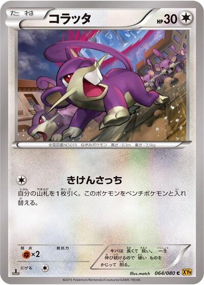 Rattata (064/080) [XY9: Rage of the Broken Heavens]