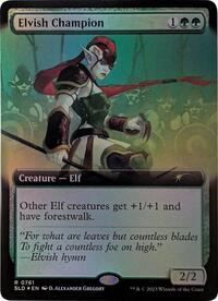 Elvish Champion (Extended Art) (761) [Secret Lair Drop Series]