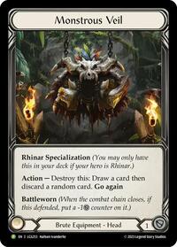 Monstrous Veil - LGS253 (LGS253) [Flesh and Blood: Promo Cards]