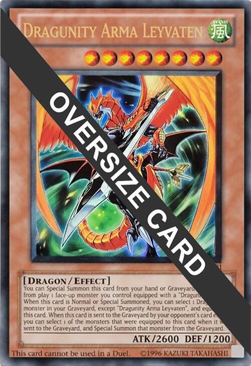 Dragunity Arma Leyvaten (Oversized) (SDDL-EN001) [Miscellaneous Promotional Cards]
